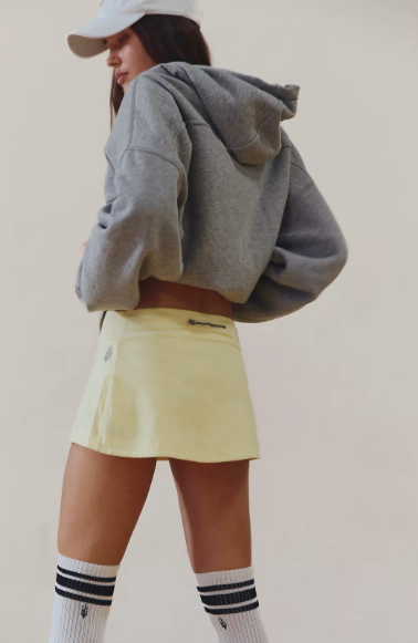 Hot Shot Mini Skort Sunlit Yellow FP