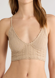 Heirloom Seamless Bralette Mushroom FP