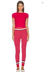 Wait A Minute Baby Tee Lipstick Red FP