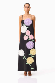 Buttercup Maxi Dress in Black by Elliatt