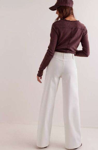 We the Free Libre Wide-Leg Denim Jeans Island Lights