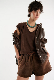 We the Free Take 2 Tee Double Espresso