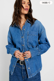 We The Free Ashley Denim Shirt