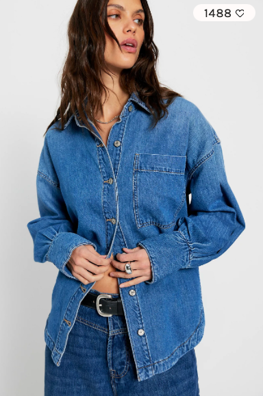 We The Free Ashley Denim Shirt