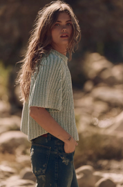 Amy Sweater Tee Cameo Green FP