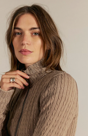 Brunch Girl Zip Up Dusted Cocoa FP