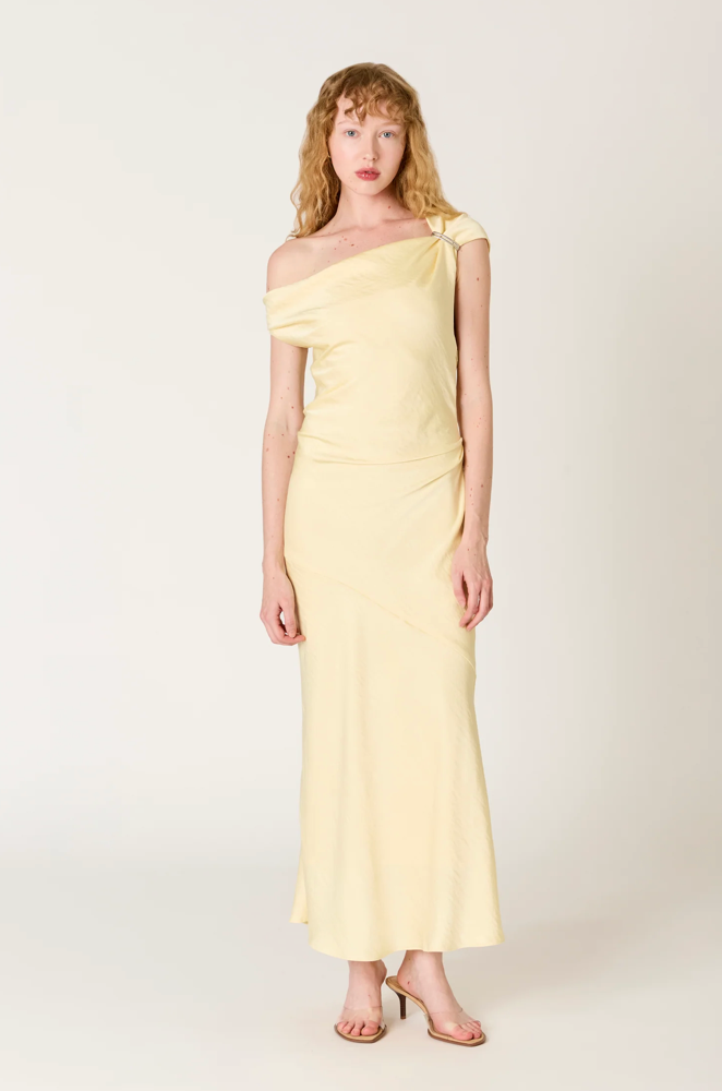 Hiedra Dress Butter | NIA