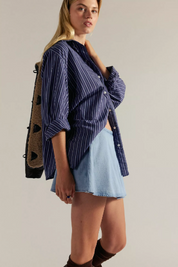 Paradise Found Denim Skort Capri Blue FP