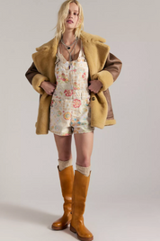 We The Free Ziggy Printed Shortalls | Free People