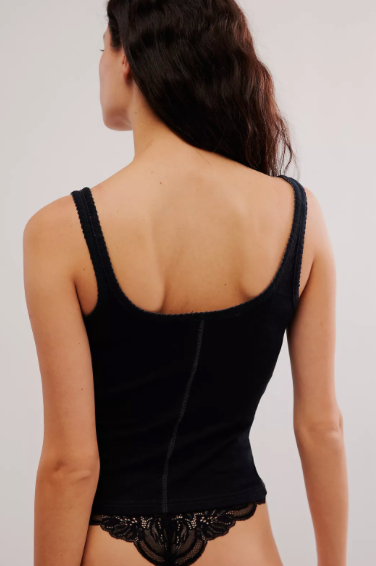 End Game Pointelle Tank Black | Free People