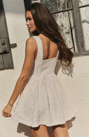 Can't Help It Mini Dress Champagne Sugar | Free People