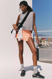 Hot Shot Mini Skort Pastel Peach| Free People