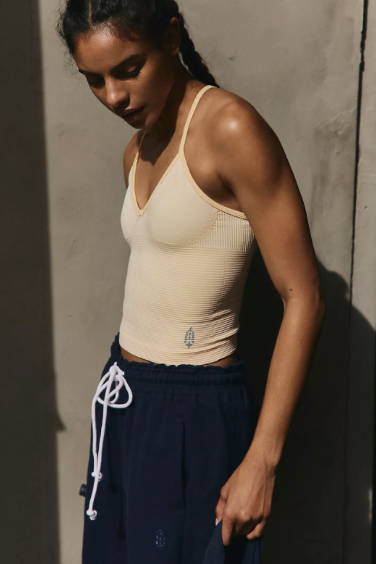 Perfectly Plated Plunge Tank | Sunlit Yellow | Free People