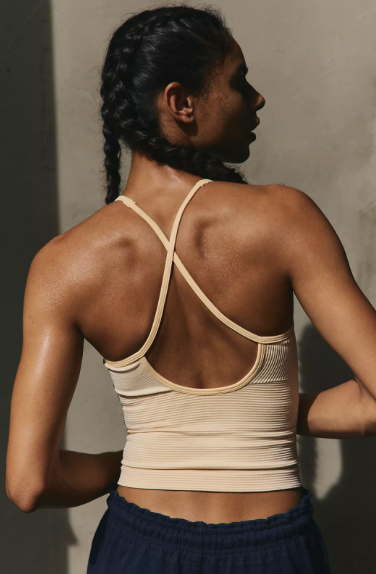 Perfectly Plated Plunge Tank | Sunlit Yellow | Free People