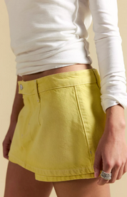 Galavanting Skort | Lemon Ice | Free People