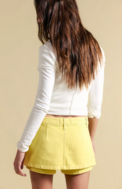 Galavanting Skort | Lemon Ice | Free People