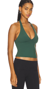 Still Here Halter |Pine | Free People
