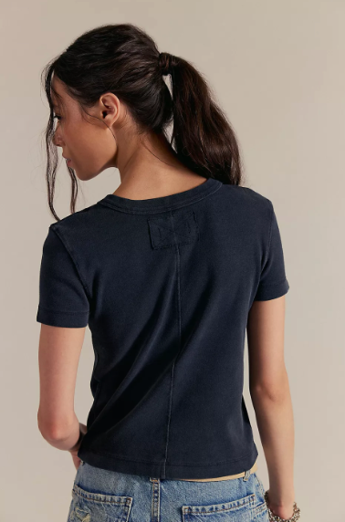 We The Free Atlas Crew Tee | Black | Free People