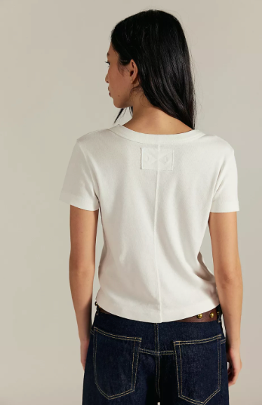We The Free Atlas Crew Tee | Clean Ivory | Free People