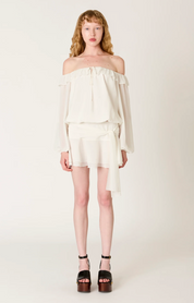 Encina Skirt | White | NIA