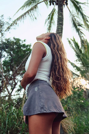 Hot Shot Mini Skort Chocolate| Free People