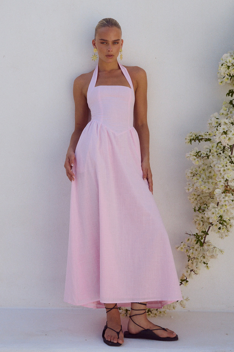 Locklea Midi Dress Pink