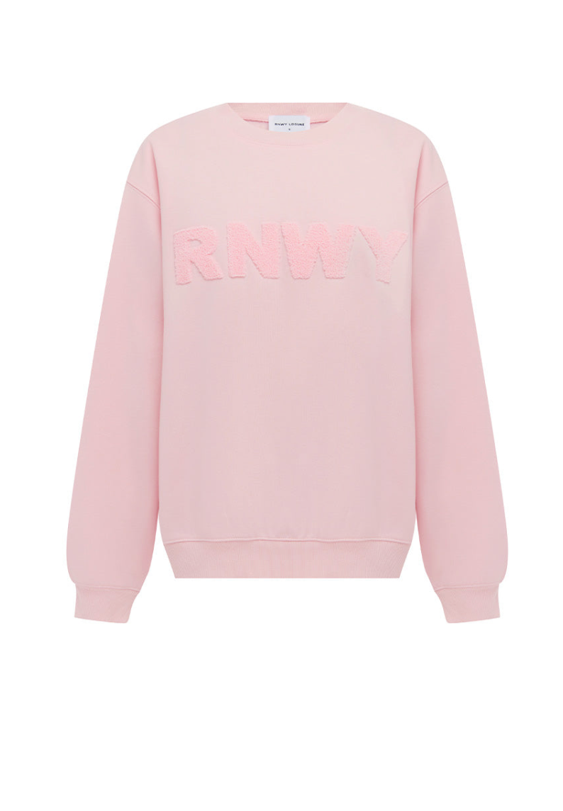 RNWY CREW NECK SWEATER - BALLET PINK