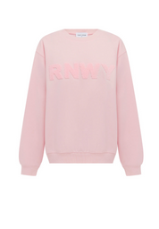 RNWY CREW NECK SWEATER - BALLET PINK