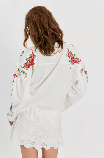 Eyes on You Skort | Ivory | Free People