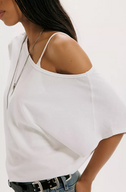 Peggy Tee | Clean Ivory | Free People