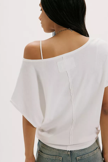 Peggy Tee | Clean Ivory | Free People