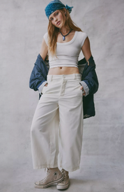 We the Free Lay Down Chino Trouser | Clean Ivory