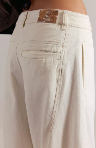 We the Free Lay Down Chino Trouser | Clean Ivory