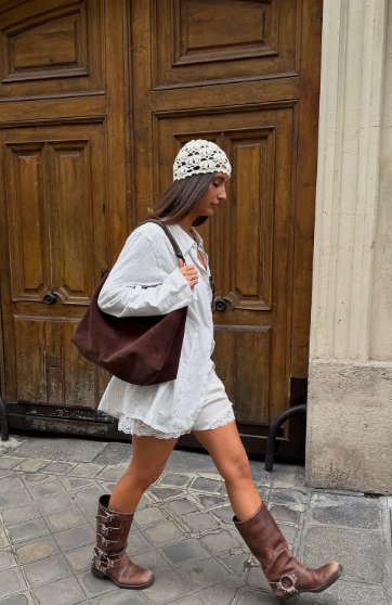 Suzie Suede Slouch Tote | Espresso | Free People