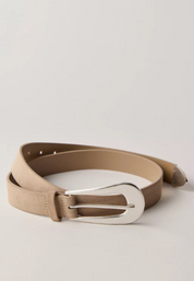 Cannon Suede Belt | Biscotti | Free People