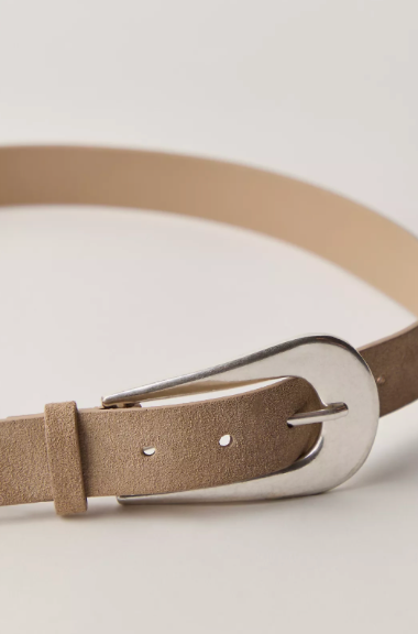 Cannon Suede Belt | Biscotti | Free People