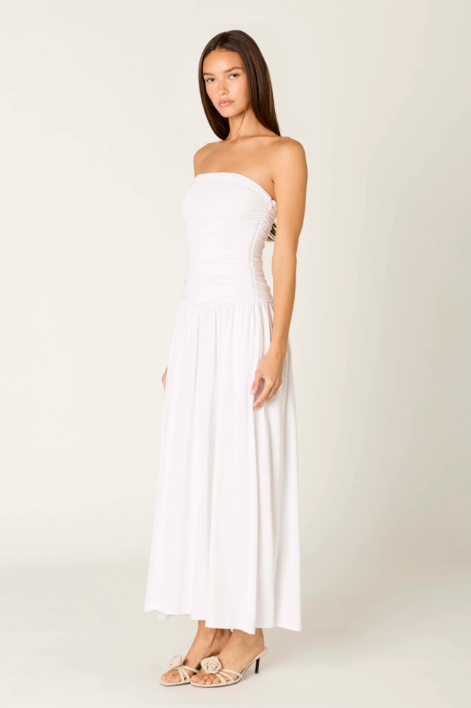 Viscose Santal Dress | White | NIA
