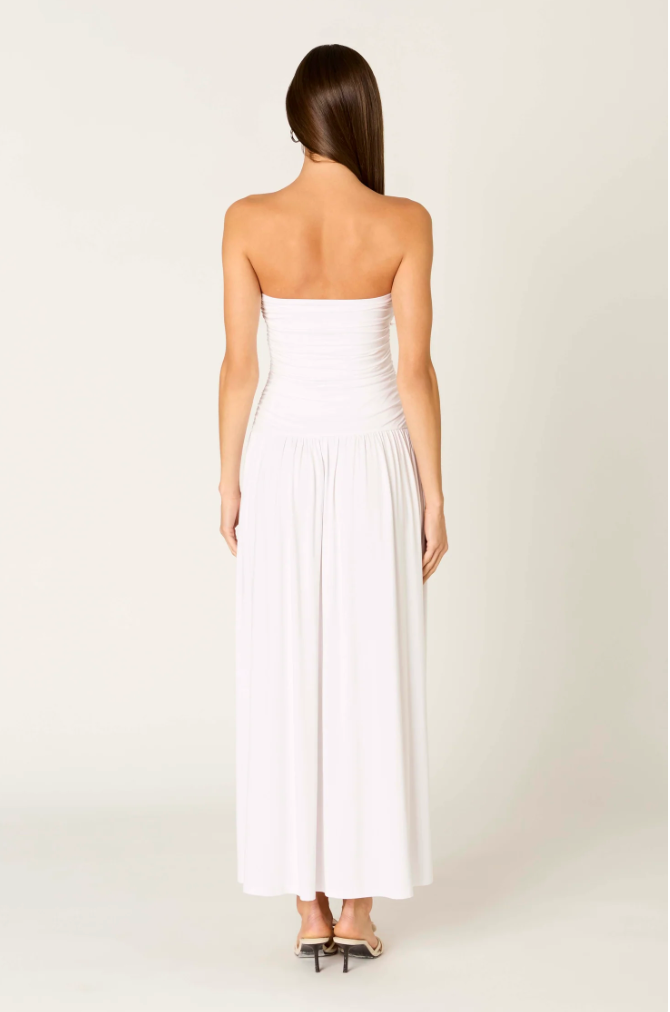 Viscose Santal Dress | White | NIA