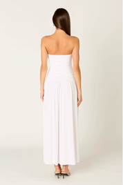 Viscose Santal Dress | White | NIA