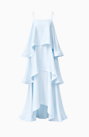 Tilly Tiered Maxi Dress in Pale Blue by Elliatt