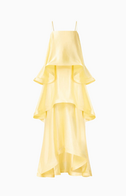 Tilly Tiered Maxi Dress in Butter Yellow by Elliatt