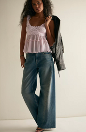 Petal Party Shapeless Cami | Pink Destiny | Free People