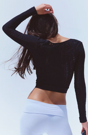 Vixen Long Sleeve Layer | Black | Free People