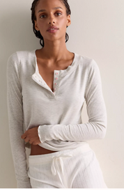 Dream State Henley Top | Heather Grey | Free People