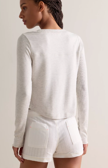 Dream State Henley Top | Heather Grey | Free People