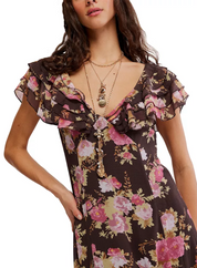Forsythia Maxi | Deep Fudge Combo | Free People