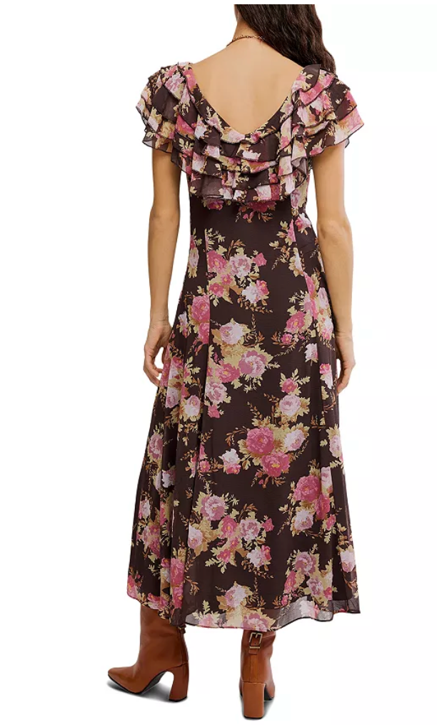 Forsythia Maxi | Deep Fudge Combo | Free People