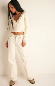 A Little Bit Layering Top | Toasted Eggnog | Free People