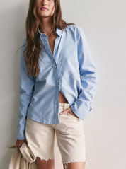 We The Free Benny Slim Oxford Button-Down | Blue Combo