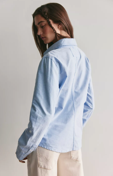 We The Free Benny Slim Oxford Button-Down | Blue Combo